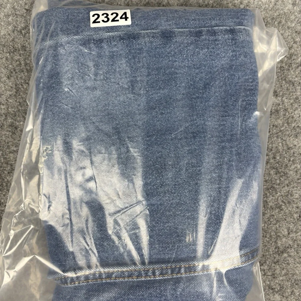 Levi's 505 Jeans Mens 42x29 Straight Leg Medium Wash Workwear Casual Blue Denim